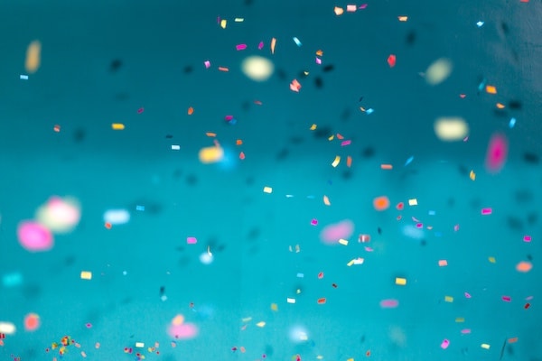 An image of confetti.